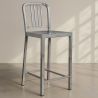 Buy Bruno  Stool - Medium -- 60cm Silver 58382 - prices