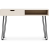 Buy Office Desk Table Wooden Design Hairpin Legs Scandinavian Style - Hakon Natural wood 59986 - in the EU