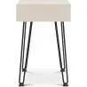 Buy Office Desk Table Wooden Design Hairpin Legs Scandinavian Style - Hakon Natural wood 59986 in the Europe