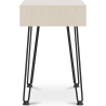 Buy Office Desk Table Wooden Design Hairpin Legs Scandinavian Style - Hakon Natural wood 59986 in the Europe