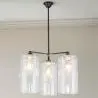 Buy Industrial Style Ceiling Lamp Glass and Metal - Liam Bronze 59988 - prices