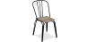 Buy Industrial Style Metal and Light Wood Chair - Gillet Black 59989 in the Europe