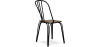 Buy Industrial Style Metal and Light Wood Chair - Gillet Black 59989 - prices