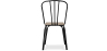 Buy Industrial Style Metal and Light Wood Chair - Gillet Black 59989 with a guarantee