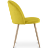 Buy Dining Chair - Velvet Upholstered - Scandinavian Style - Bennett Yellow 59990 - in the EU