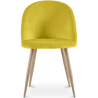 Buy Dining Chair - Velvet Upholstered - Scandinavian Style - Bennett Yellow 59990 - in the EU