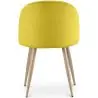 Buy Dining Chair - Velvet Upholstered - Scandinavian Style - Bennett Yellow 59990 - in the EU
