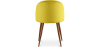 Buy Dining Chair - Upholstered in Velvet - Scandinavian Design - Bennett Yellow 59991 - in the EU
