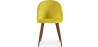 Buy Dining Chair - Upholstered in Velvet - Scandinavian Design - Bennett Yellow 59991 - prices