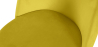 Buy Dining Chair - Upholstered in Velvet - Scandinavian Design - Bennett Yellow 59991 - prices