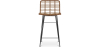Buy Bar Stool Design Boho Bali Synthetic Wicker 65cm - Kimi Natural wood 59994 home delivery