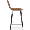 Buy Bar Stool Design Boho Bali Synthetic Wicker 65cm - Kimi Natural wood 59994 in the Europe