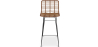 Buy Bar Stool Design Boho Bali Synthetic Wicker 75cm - Kimi Natural wood 59995 - prices