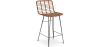 Buy Bar Stool Design Boho Bali Synthetic Wicker 75cm - Kimi Natural wood 59995 with a guarantee