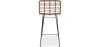 Buy Bar Stool Design Boho Bali Synthetic Wicker 75cm - Kimi Natural wood 59995 home delivery