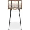 Buy Bar Stool Design Boho Bali Synthetic Wicker 75cm - Kimi Natural wood 59995 - prices