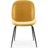 Buy Dining Chair Accent Velvet Upholstered Retro Design - Cyrus Mustard 59996 - in the EU