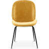 Buy Dining Chair Accent Velvet Upholstered Retro Design - Cyrus Mustard 59996 - in the EU
