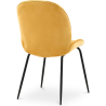 Buy Dining Chair Accent Velvet Upholstered Retro Design - Cyrus Mustard 59996 in the Europe
