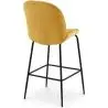 Buy Bar Stool Accent Velvet Upholstered Retro Design 73cm - Elias Mustard 59997 home delivery