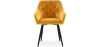 Buy Dining Chair with Armrests - Upholstered in Velvet - Carrol Yellow 59998 - in the EU