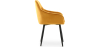 Buy Dining Chair with Armrests - Upholstered in Velvet - Carrol Yellow 59998 in the Europe
