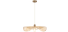 Buy Hanging Lamp Design Boho Bali Woven Bamboo - Imani Gold 60001 - in the EU