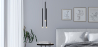 Buy Scandinavian Metal LED Pendant Lamp (60cm) - Blina Black 60003 at MyFaktory