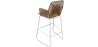 Buy Bar Stool Design Boho Bali Rattan Synthetic 75cm - Zane Natural wood 60005 with a guarantee