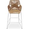Buy Bar Stool Design Boho Bali Rattan Synthetic 75cm - Zane Natural wood 60005 - in the EU