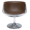 Buy Aviator Brandy chair - Aged effect microfiber imitation leather Brown 26716 - in the EU