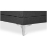 Buy Design Corner Sofa (5 seats) - Left Angle - Fabric Dark grey 26730 in the Europe