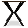 Buy Wooden Industrial Dining Table (220x95 cm) - Holh Natural wood 60019 in the Europe
