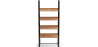 Buy Industrial Shelves in Wood and Metal (200x90x40 cm) - Negly Natural wood 60021 - prices