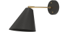 Buy Wall lamp with adjustable shade in scandinavian style, metal - Roser Black 60022 at MyFaktory