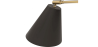Buy Wall lamp with adjustable shade in scandinavian style, metal - Roser Black 60022 - in the EU