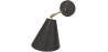 Buy Wall lamp with adjustable shade in scandinavian style, metal - Roser Black 60022 - prices