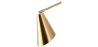 Buy Wall lamp with adjustable shade, brass  - Roser Gold 60023 in the Europe