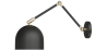 Buy Adjustable wall lamp, scandinavian style  - Lena Black 60024 - prices