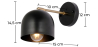 Buy Wall lamp with adjustable shade, brass - Bill Black 60025 in the Europe