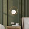 Buy Hanging light, metal and glass - Gele Gold 60027 - prices