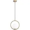 Buy Hanging light, metal and glass - Gele Gold 60027 with a guarantee