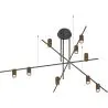 Buy Modern hanging light, metal LEDs - Rela Black 60028 with a guarantee