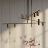 Buy Modern hanging light, metal LEDs - Rela Black 60028 - in the EU
