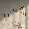 Buy Modern hanging light, metal LEDs - Rela Black 60028 - prices