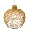 Buy Hanging Lamp Boho Bali Design Natural Rattan - Thian Natural wood 60029 at MyFaktory