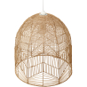 Buy Hanging Lamp Boho Bali Design Natural Rattan - Tuan Light natural wood 60030 at MyFaktory