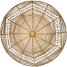 Buy Hanging Lamp Boho Bali Design Natural Rattan - Tuan Light natural wood 60030 - in the EU