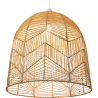 Buy Hanging Lamp Boho Bali Design Natural Rattan - Tuan Light natural wood 60030 home delivery