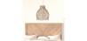 Buy Hanging Lamp Boho Bali Design Natural Rattan - Chi Natural wood 60031 - prices